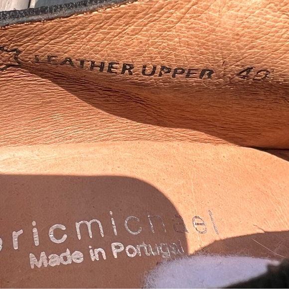 Eric Michael Black Suede Ankle Boots Sleek and Comfortable - Picture 8 of 8